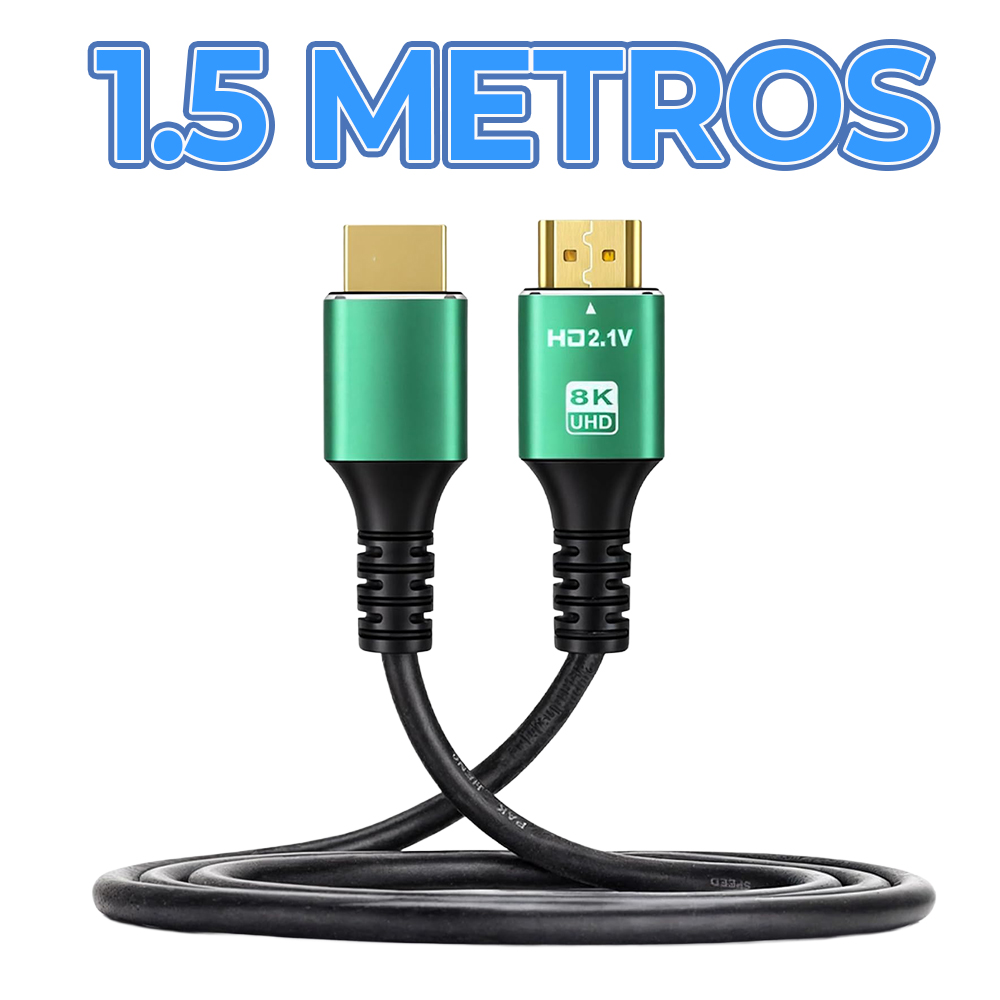Cable HDMI 2.1 de 1.5 Metros | 8K Ultra HD - Image 2