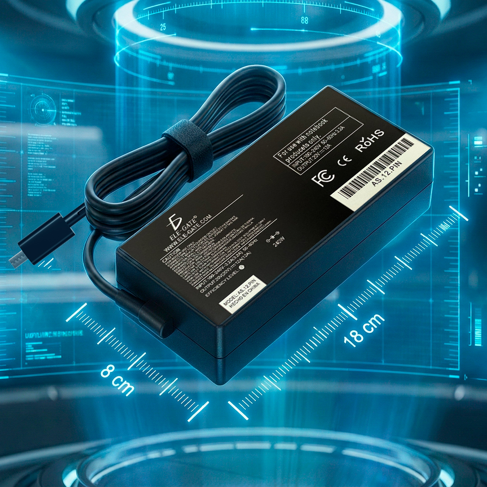 Cargador para Laptop ASUS ROG 240W 20V 12A Conector Rectangular - Image 4