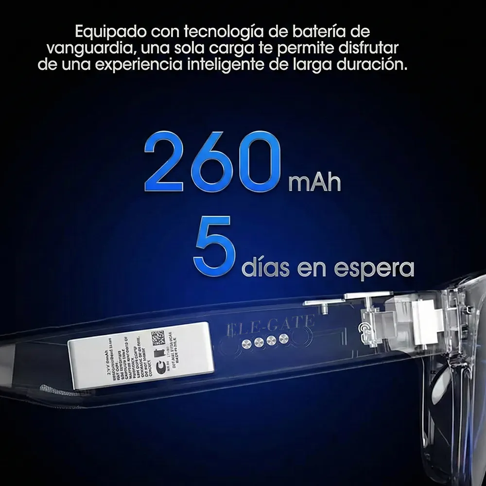 Lentes Inteligentes con Filtro UV AI con Cámara HD 8MP y Traducción en Tiempo Real - Imagen 2