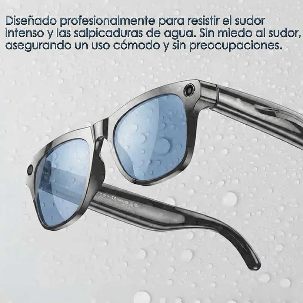 Gafas Inteligentes con Filtro Azul con IA – Cámara 8M Traducción en Tiempo Real y Llamadas Bluetooth - Imagen 5