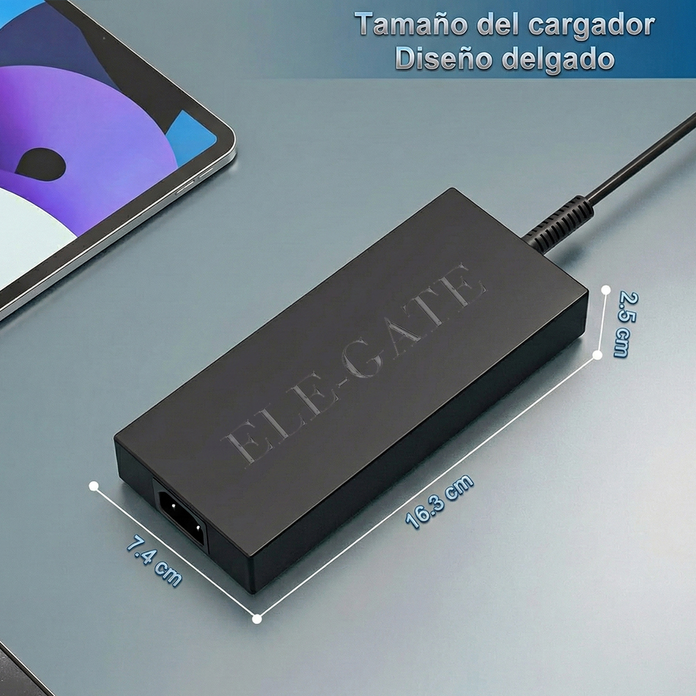 Cargador para laptop MSI 240W 20V 12A USB Tipo C Punta Cuadrada - Image 4