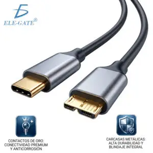 Cable USB-C a Micro USB-B 3.0 de 0.5 m | 5 Gbps