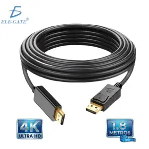 Cable DisplayPort a HDMI 1.8 m | 4K, Conectores Dorados