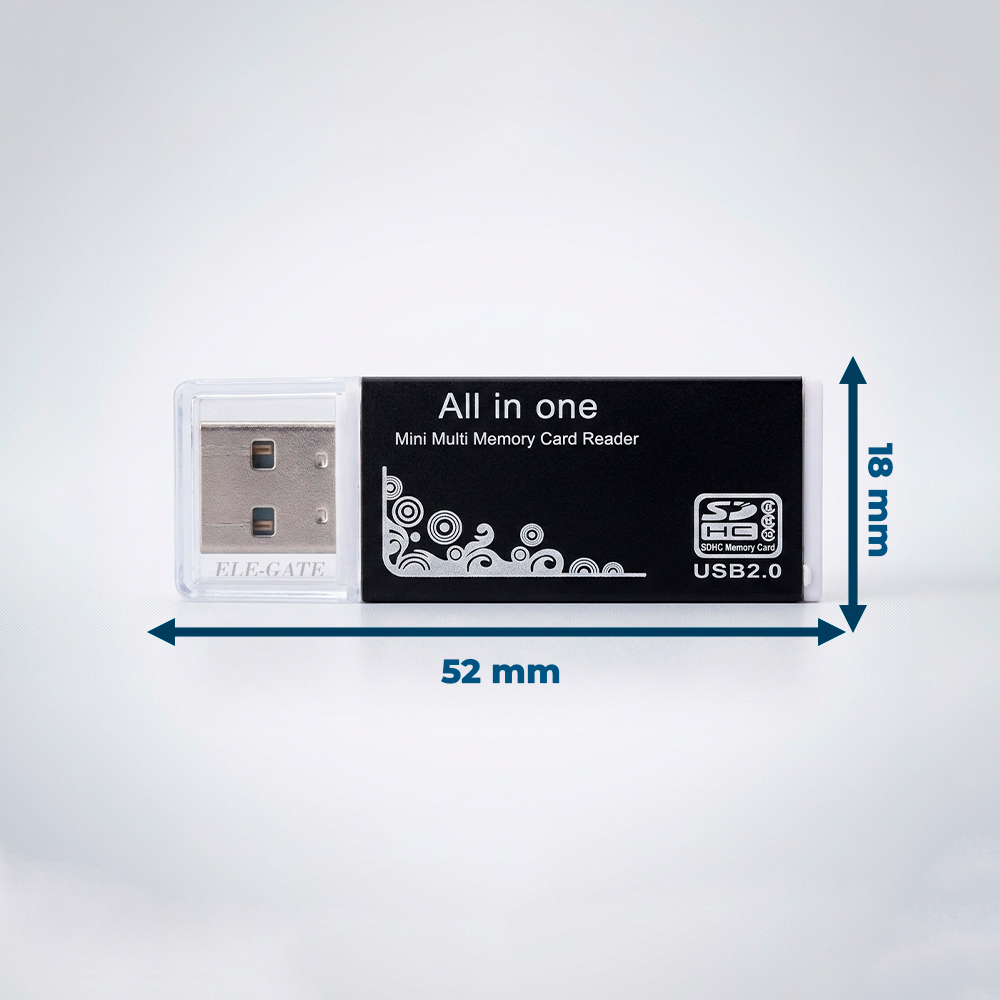 Lector de Tarjetas Micro SD, MS Duo, M2 y SD 4 en 1 USB 2.0 - Image 8