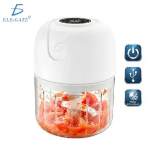 Picadora Eléctrica 250ML USB – Mini Procesador y Trituradora Multifuncional