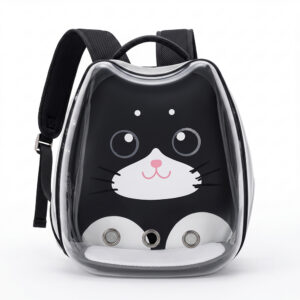 Mochila Portátil para Mascotas con Forma de Orejas para Perros y Gatos