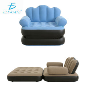 Sofá Cama Inflable 5 En 1 Cómodo Sillón Reclinable Plegable