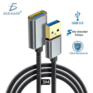 Cable Extensión USB 3.0 Macho a Hembra 3 m | 5 Gbps