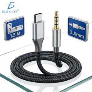 Cable de Audio USB Tipo C a Jack 3.5 mm 1.5 Metros
