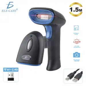 Escáner 1D/2D/QR Bluetooth, 2.4G y USB | 1200 mAh