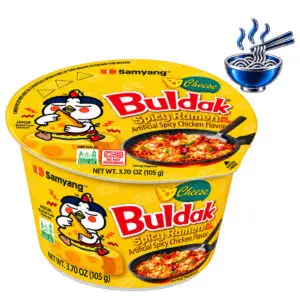 Ramen Picante Buldak Cheese Big Bowl, 105 g