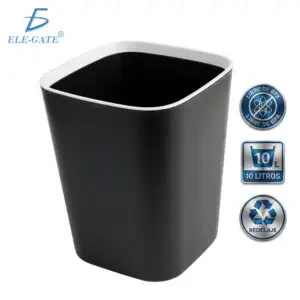 Bote de Basura 10 L con Tira Oculta para Bolsa | Libre de BPA