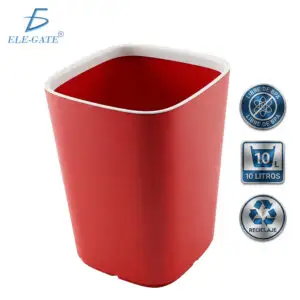 Bote de Basura 10 L con Tira Oculta para Bolsa | Libre de BPA