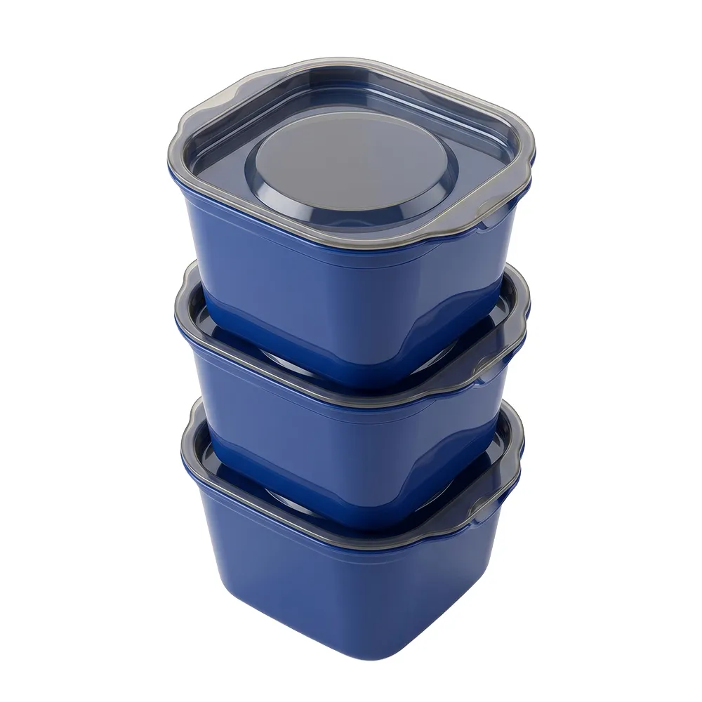 Set de 3 Envases Plásticos 280 ml PP5 para Organización de Alimentos - Imagen 3