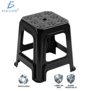 Banco de Plástico Resistente Libre de BPA PP Reforzado 25% Diseño Moderno y Durable