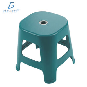 Banco Apilable de Plástico Verde de Alta Resistencia Soporta 280 kg 31x31x31 cm