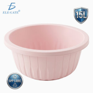 Tina de Plástico Mediana 15 Litros para Hogar y Almacenamiento