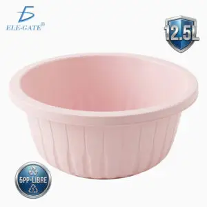 Tina de Plástico Mediana 12.5 Litros Multiusos para Hogar Jardinería