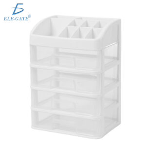 Organizador de Escritorio con 4 Cajones y Compartimentos Caja Organizadora