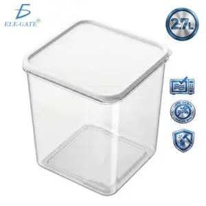 Recipiente Hermético Transparente 2.7 L para Alimentos
