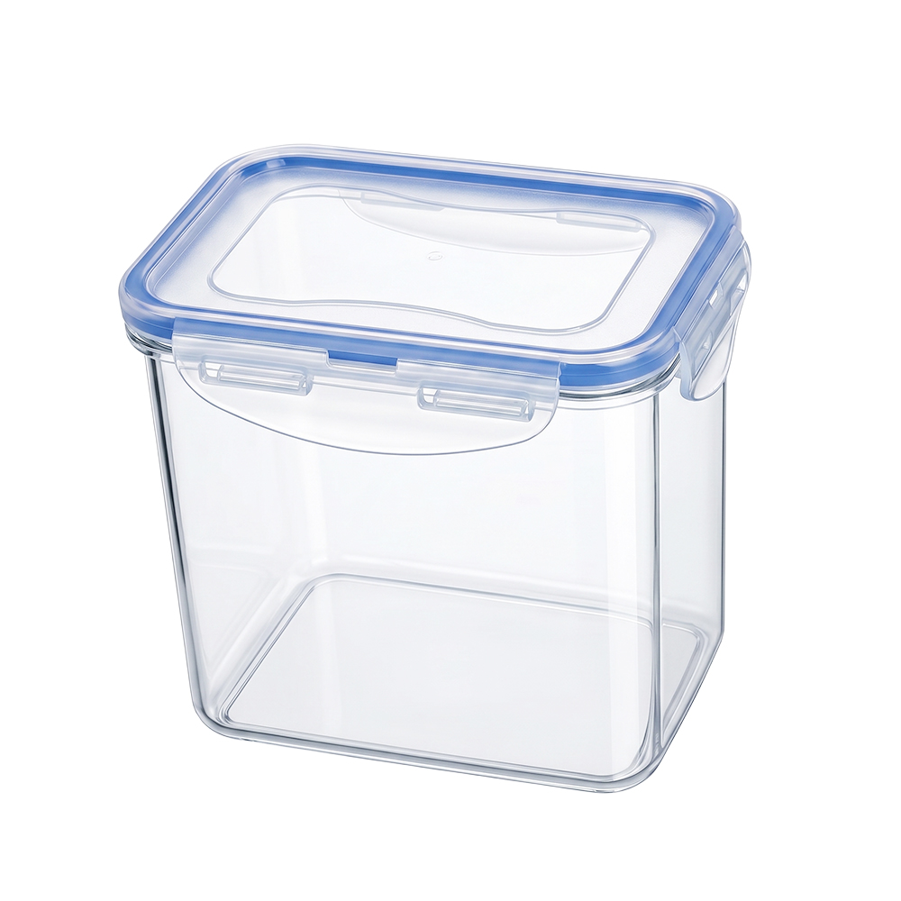 Contenedor Hermético de Plástico Transparente 1.3L para Semillas Pasta Cereales Comida y Cocina - Image 3