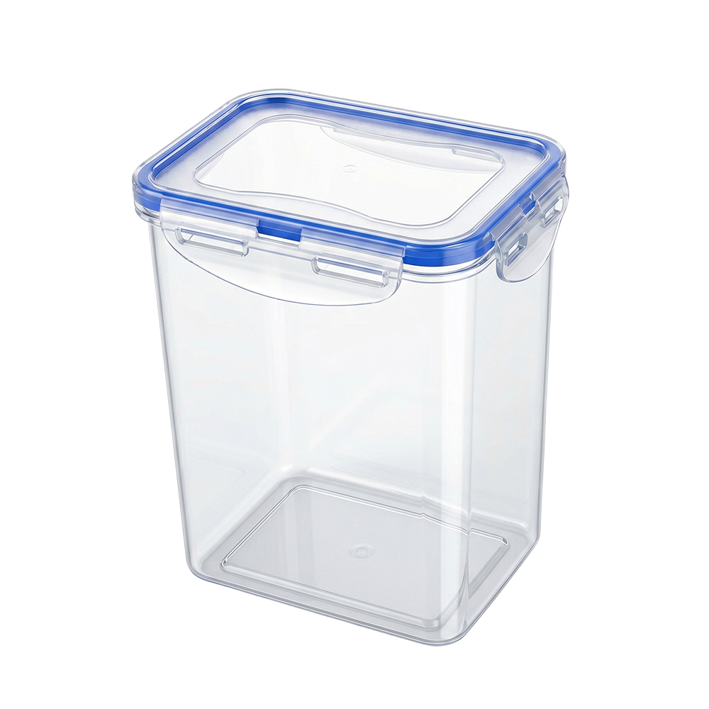 Contenedor Hermético de Plástico Transparente 3L para para Semillas Pasta Cereales Comida y Cocina - Image 3