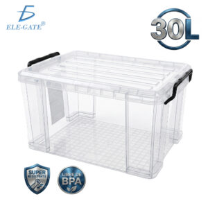 Caja Hermética Multiusos 30L con Doble Sellado | Libre de BPA | Ideal para Alimentos y Utensilios