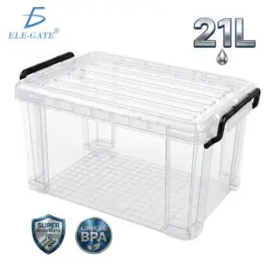 Caja Hermética de 21 L con Doble Sellado | Libre de BPA