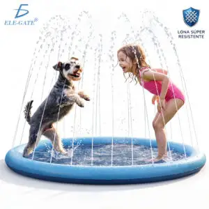 Alfombra Acuática para Niños y Mascotas | Splash Pad de PVC Antideslizante