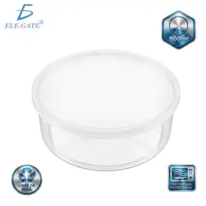 Contenedor redondo con tapa de 900 ml