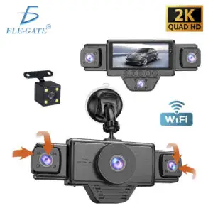 Dash Cam Multivista 2K WiFi con Sensor G y Cámara Trasera Opcional