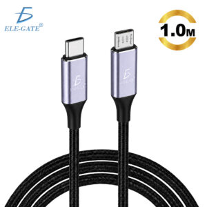 Cable Tipo C a Micro USB Trenzado 1 Metro 480 Mbps