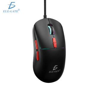Mouse con Cable 6D RGB – 3 Niveles de DPI  Iluminación Multicolor Diseño Ergonómico