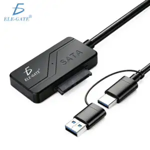 Cable Adaptador Type C USB 2.0 a Slimline SATA 13 Pines para Unidad Óptica de Laptop – 480 Mbps