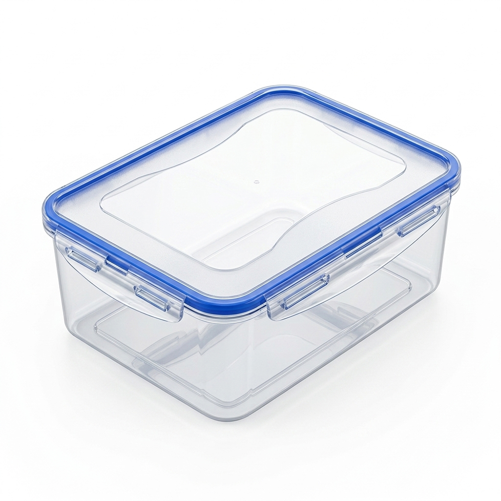 Tupper Hermético 3.9L con 4 Seguros Antiderrames para Microondas y Refrigerador - Image 3