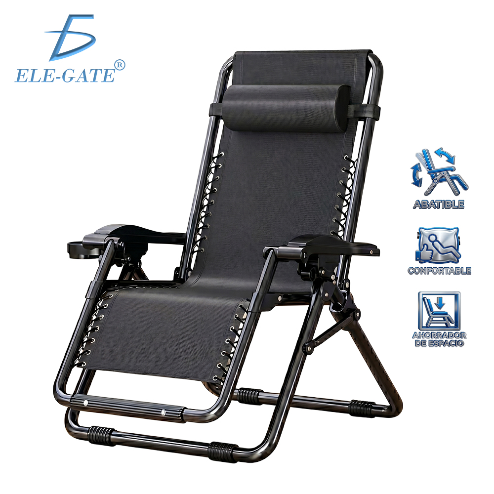 Silla camastro reclinable gravedas plegable jardin y playa