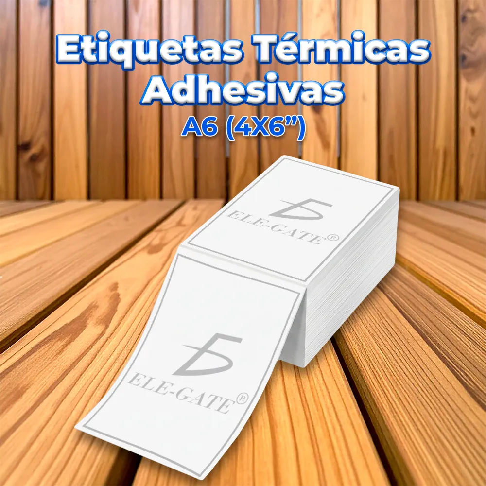 Etiquetas de Envío Térmicas 100x150 mm 500 Hojas por Paquete Envíos Express y Negocios - Imagen 2