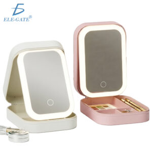 Organizador de Cosméticos y Joyero con Espejo Iluminado con luz LED