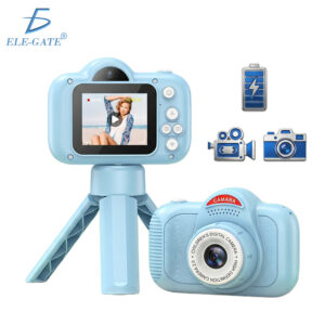 Cámara Infantil Digital 1080P HD para Niños con Video Fotos Juegos Reproductor de Música Lente Doble