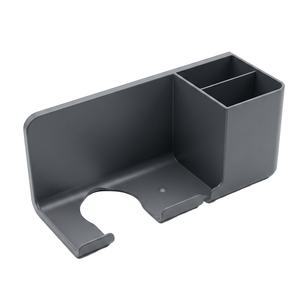 Soporte Organizador de Pared para Secadora de Cabello Gris Super Resistente - Image 3