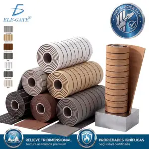 Panel Wall Autoadhesivo PVC 60 x 290 cm 3 mm Tipo Madera